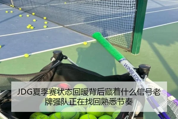 JDG夏季赛状态回暖背后藏着什么信号老牌强队正在找回熟悉节奏